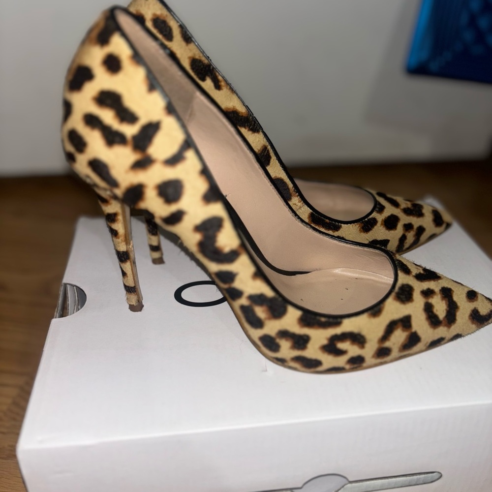 Aldo Leopard Print Heels